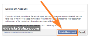 Delete Facebook Account Permanently