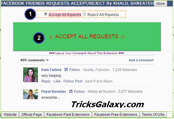 Accept All Friend Requests at Once