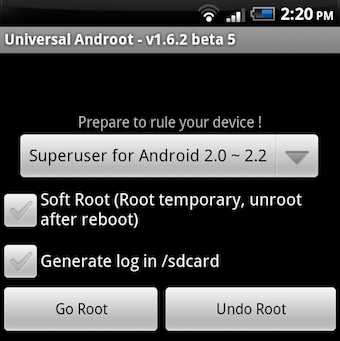 Akar Android AndRoot App