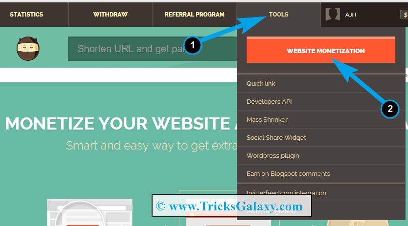 Shorte.st POP Ads Ultimate Revenue Boosting Feature
