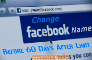 How to Change Facebook Name After Limit