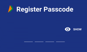 BHIM UPI Register Passcode