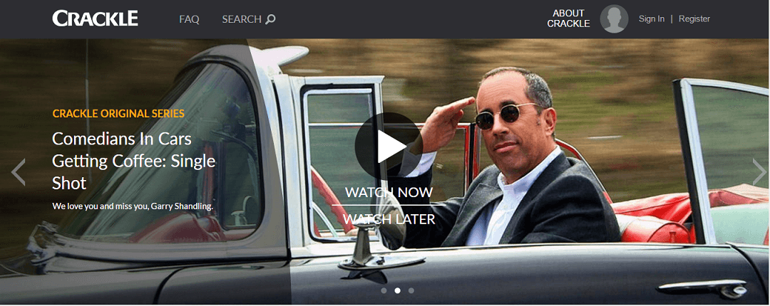 Crackle Movie Streaming Sites