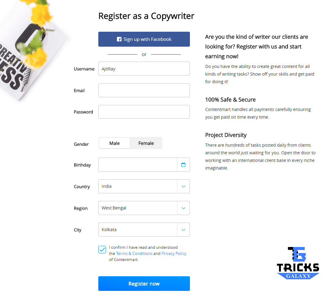 ContentMart as a Copywriter
