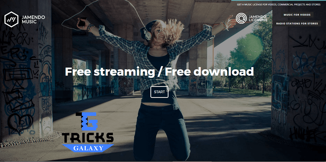 Jamendo Music Download Site