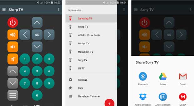 Twinone TV Remote App