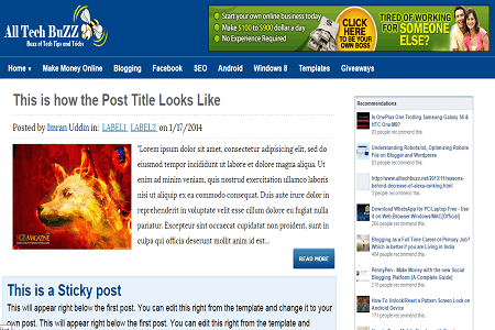 ATB Responsive Blogger Template AllTechBuzz