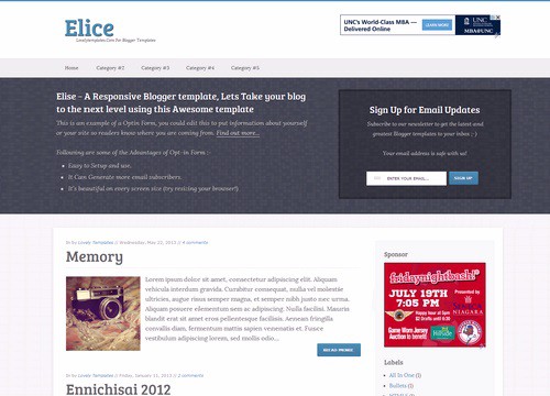 elice blogger template