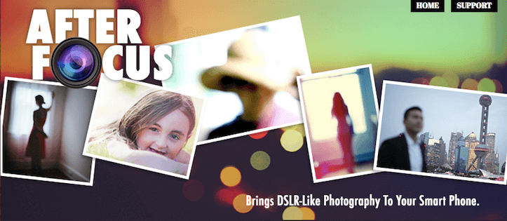 AfterFocus Photo Editor App