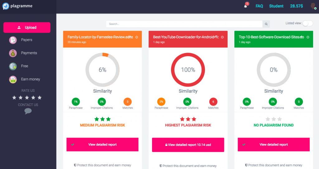 Plagramme Plagiarism Checker Tool