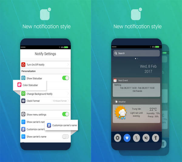 iNoty OS 11 for Android