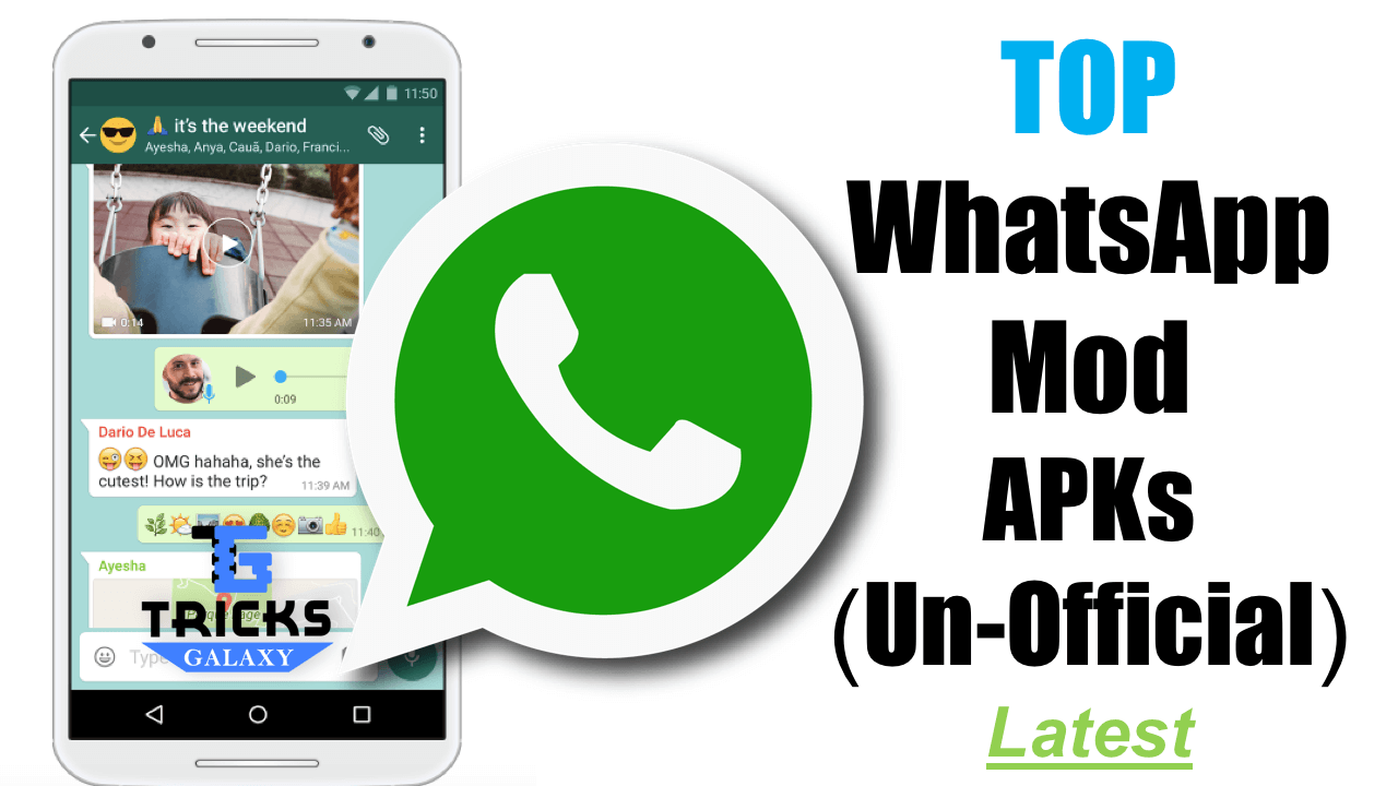 whatsapp apk версии