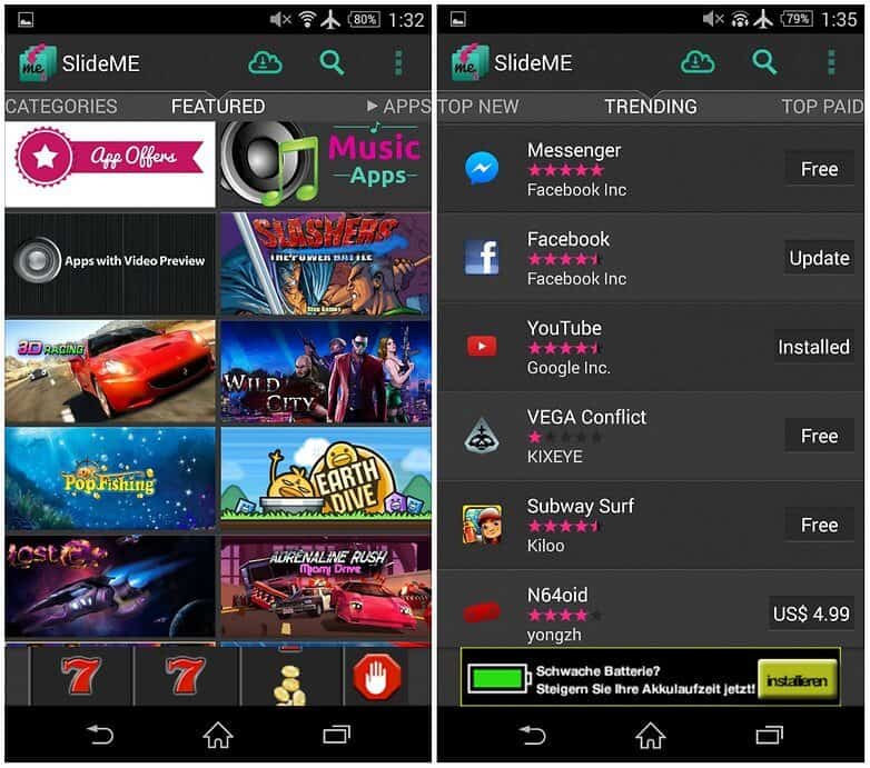 SlideMe App Store