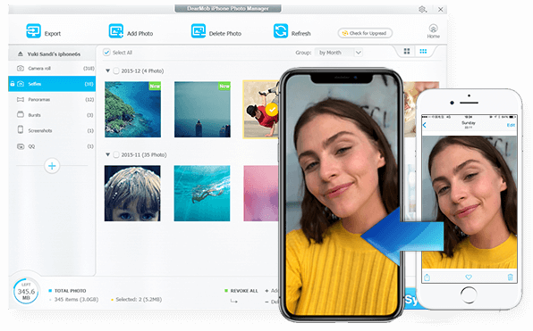 Images transfer to new iphone dearmob
