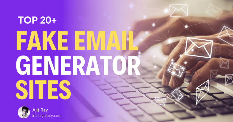 Fake Email Generator Sites