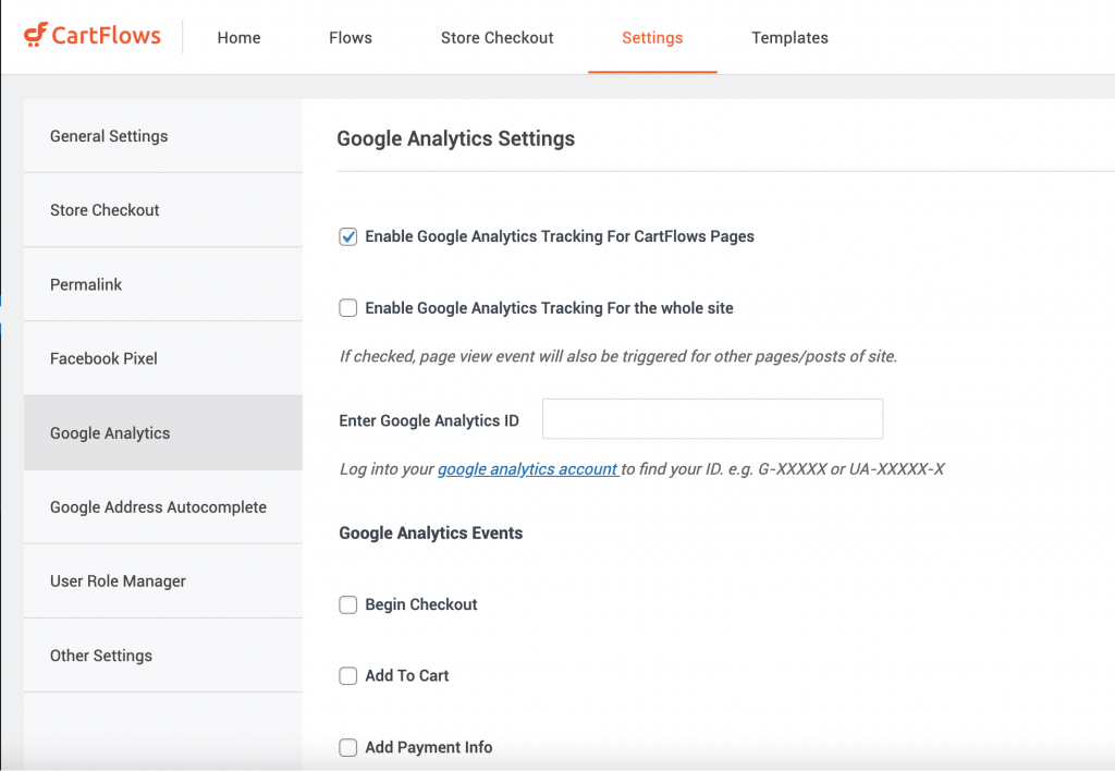 CartFlows Google Analytics TricksGalaxy